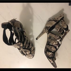 Ivanka Trump snakeskin heels